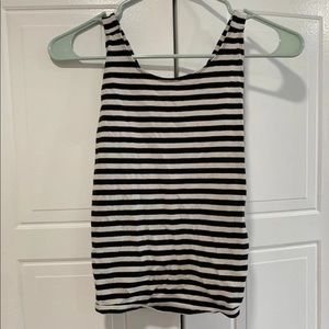 Abercrombie and Fitch striped crop tank, large